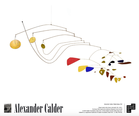 Alexander Calder "Triple Gong" Art Poster Print