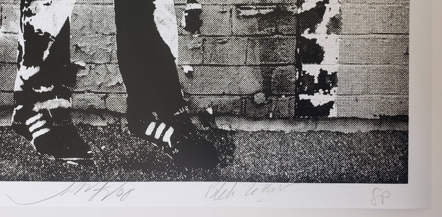 Hand signed Blek Le Rat & Shepard Fairey