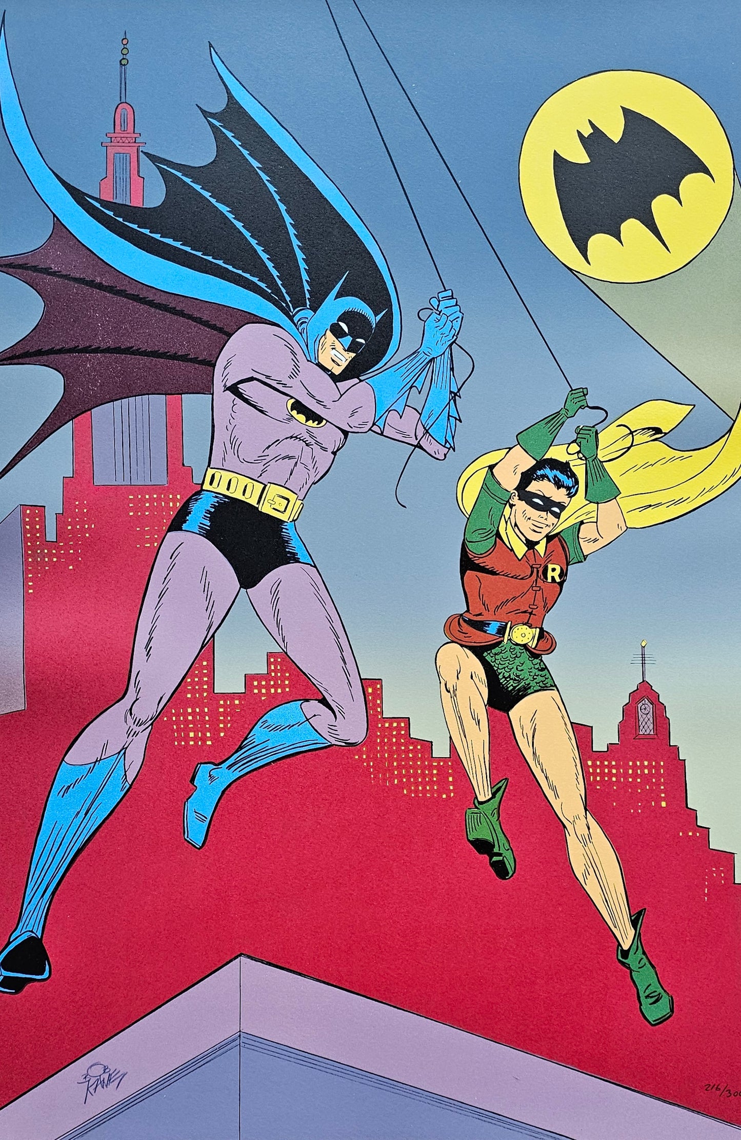 Bob Kan batman and robin art