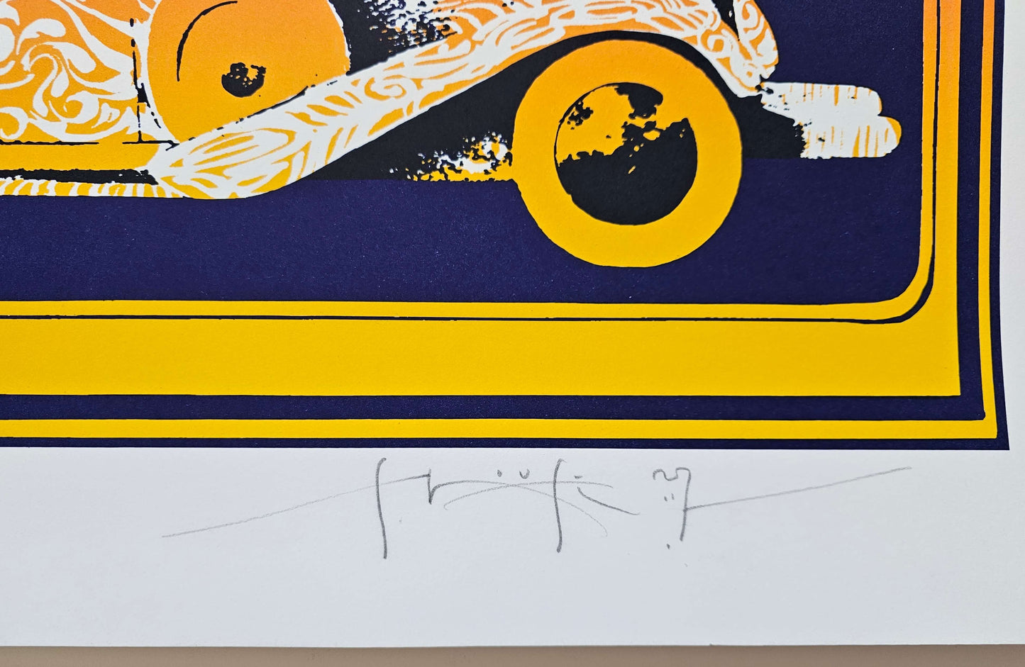 Stanley Mouse 1967 Cosmic Car Show Hand Signed Numbered Lithograph