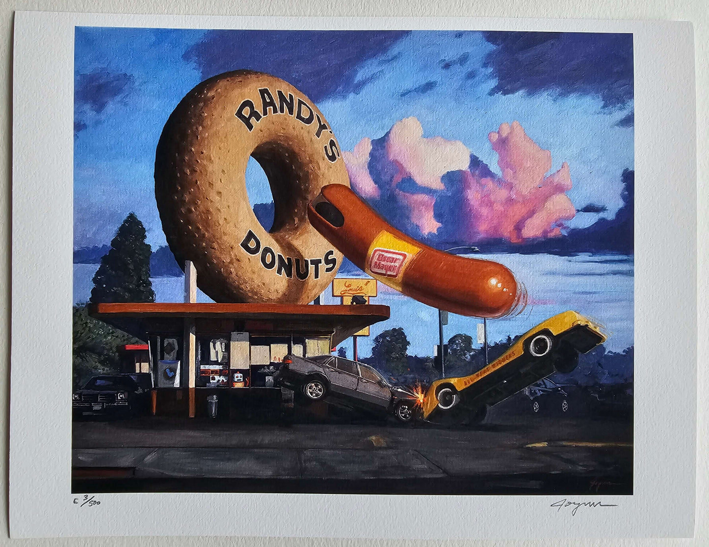 Eric Joyner "Happy Accident" Randy's Donuts Oscar Mayer Wiener Los Angeles art