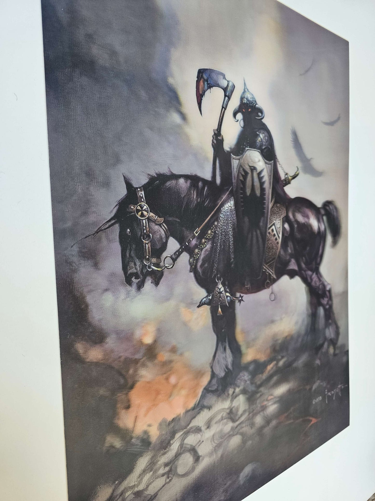 Frank Frazetta "Death Dealer" 3D Lenticular Print