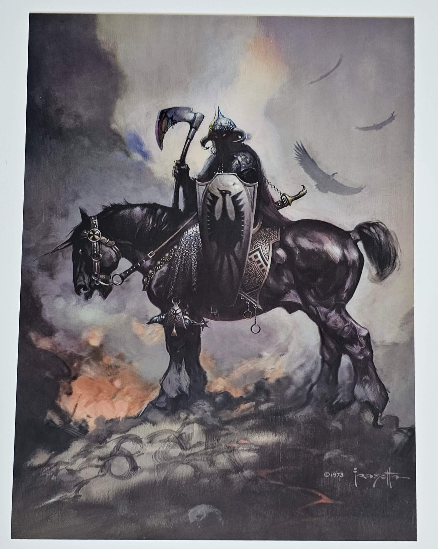 Frank Frazetta "Death Dealer" 3D Lenticular Print