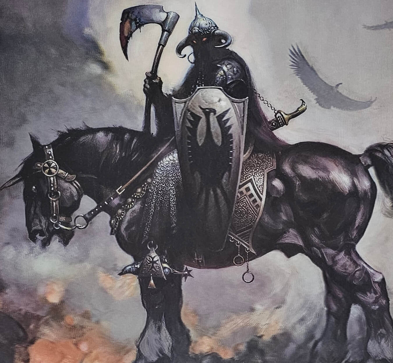 Frank Frazetta "Death Dealer" 3D Lenticular Print