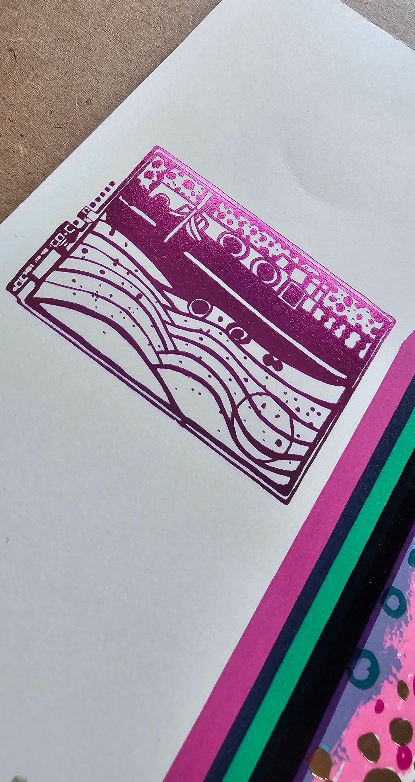Friedensreich Hundertwasser Regentag auf Liebe Wellen nautical ocean art with vibrant colors