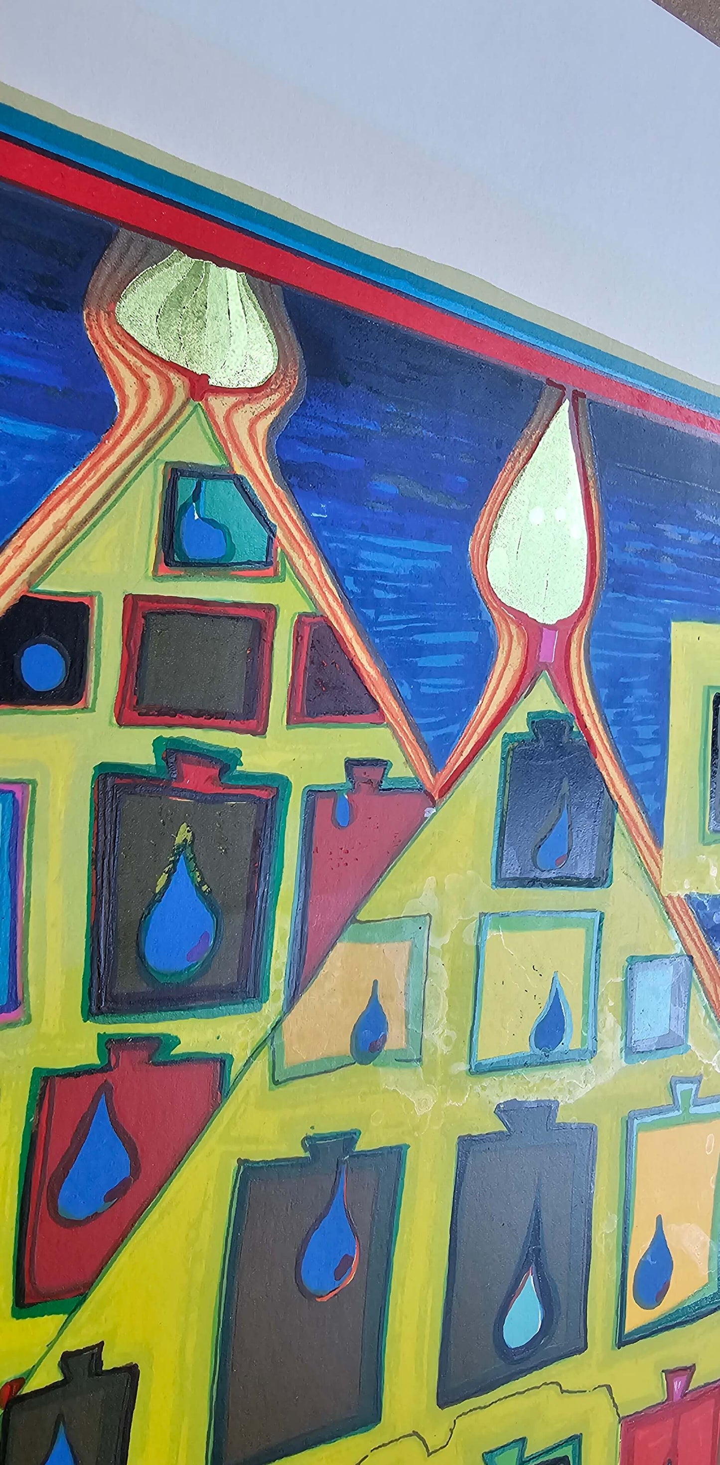 Friedensreich Hundertwasser Waiting with love hurts when love is somewhere else