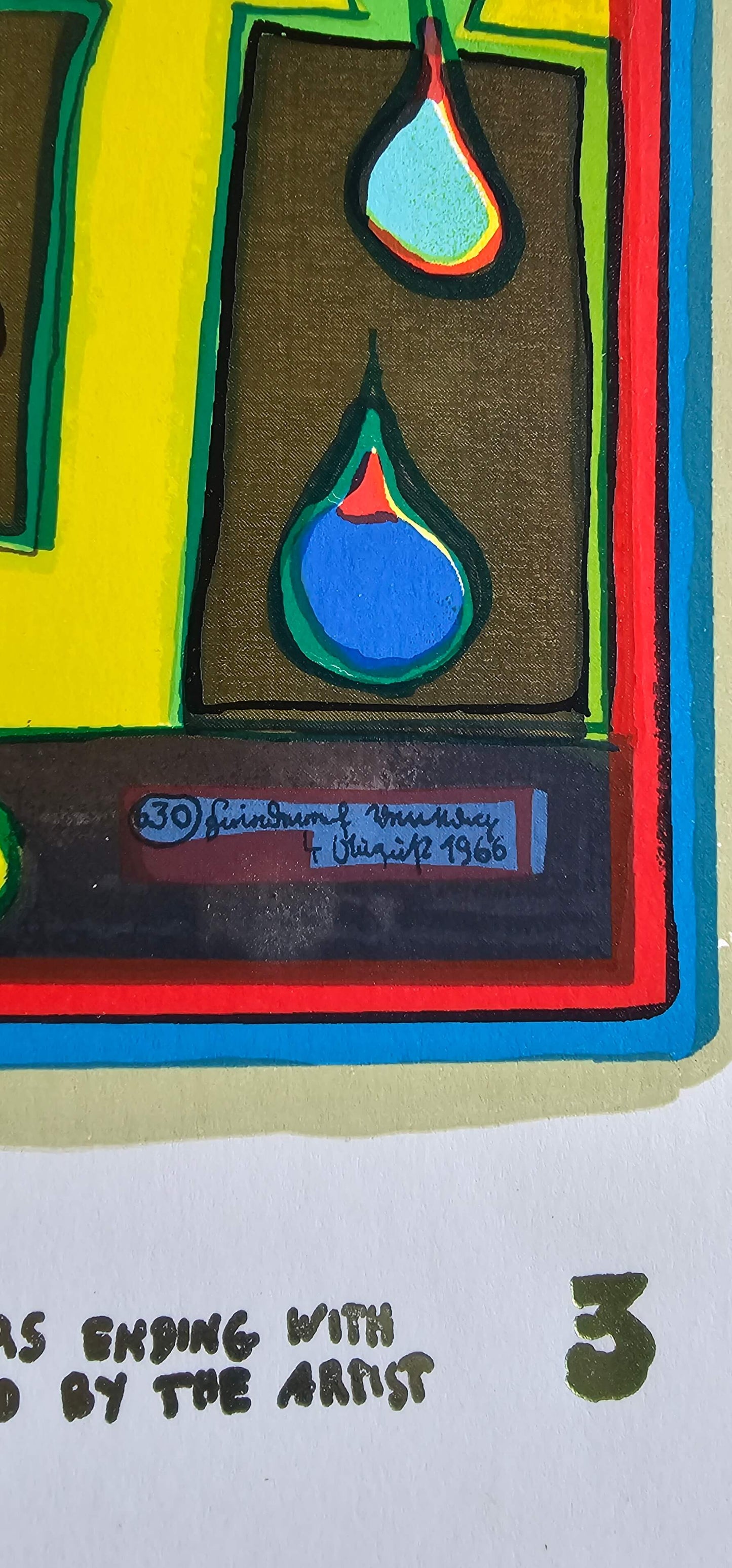 Friedensreich Hundertwasser Waiting with love hurts when love is somewhere else