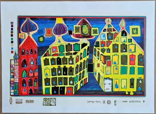 Friedensreich Hundertwasser Waiting with love hurts when love is somewhere else