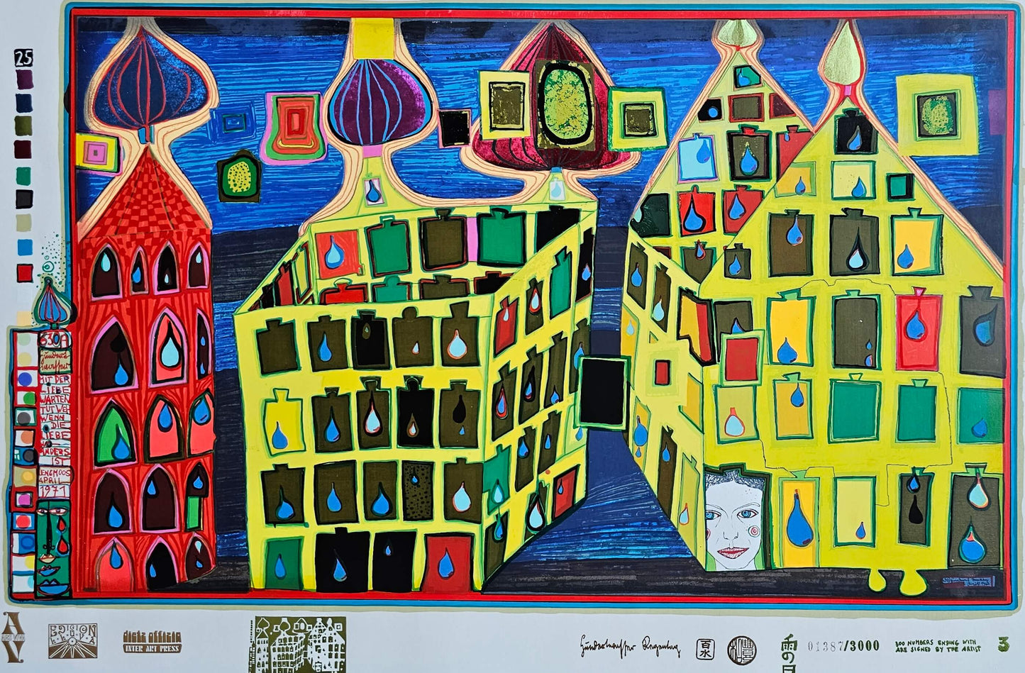 Friedensreich Hundertwasser Waiting with love hurts when love is somewhere else back