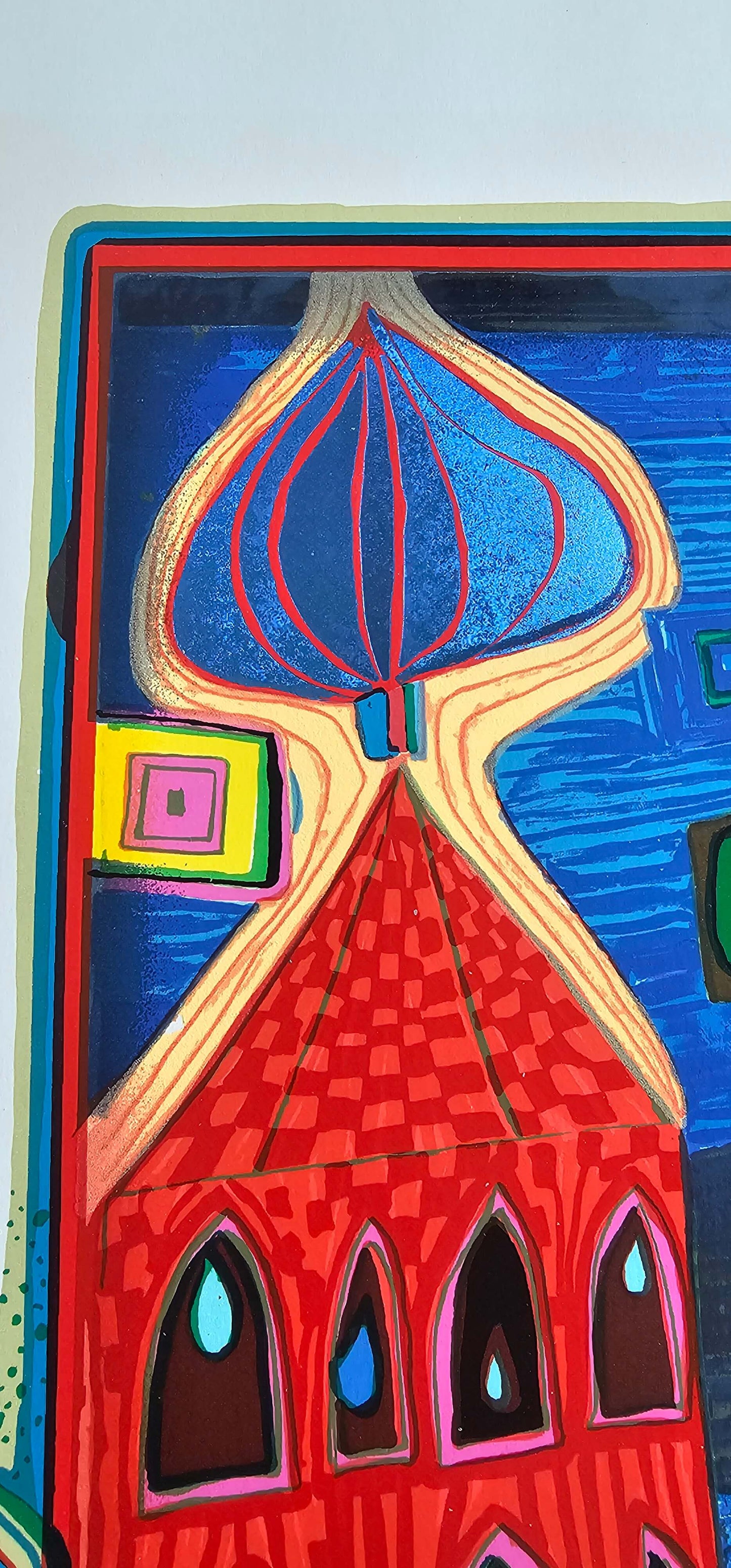 Friedensreich Hundertwasser Waiting with love hurts when love is somewhere else