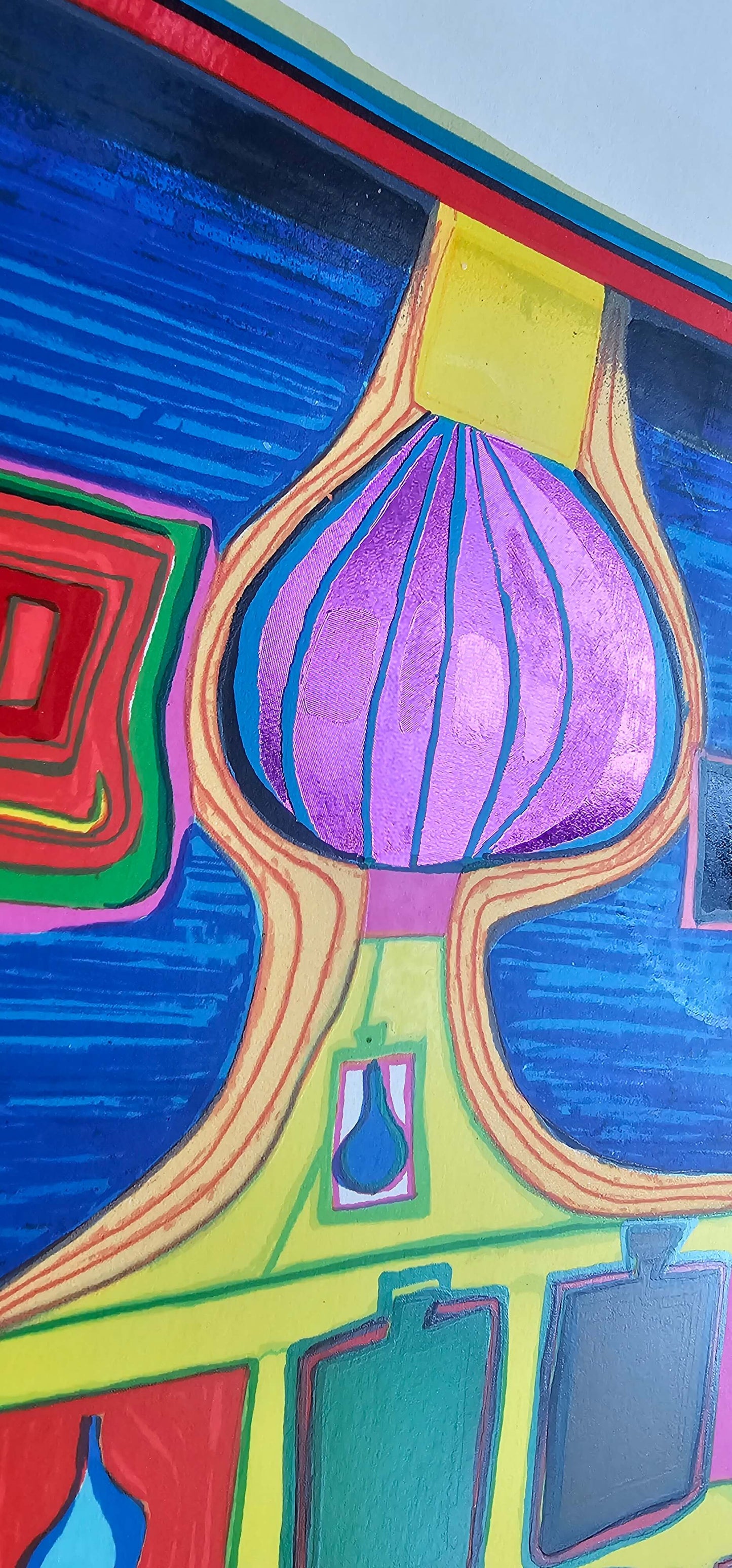 Friedensreich Hundertwasser Waiting with love hurts when love is somewhere else