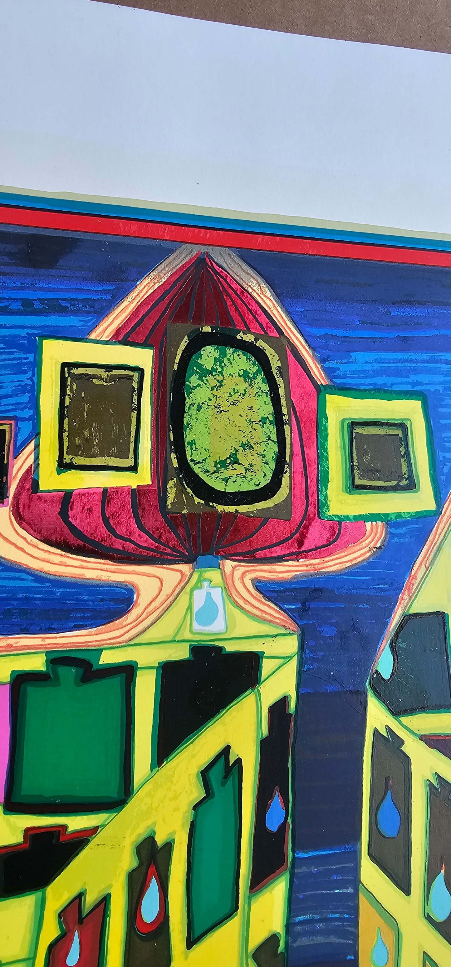 Friedensreich Hundertwasser Waiting with love hurts when love is somewhere else