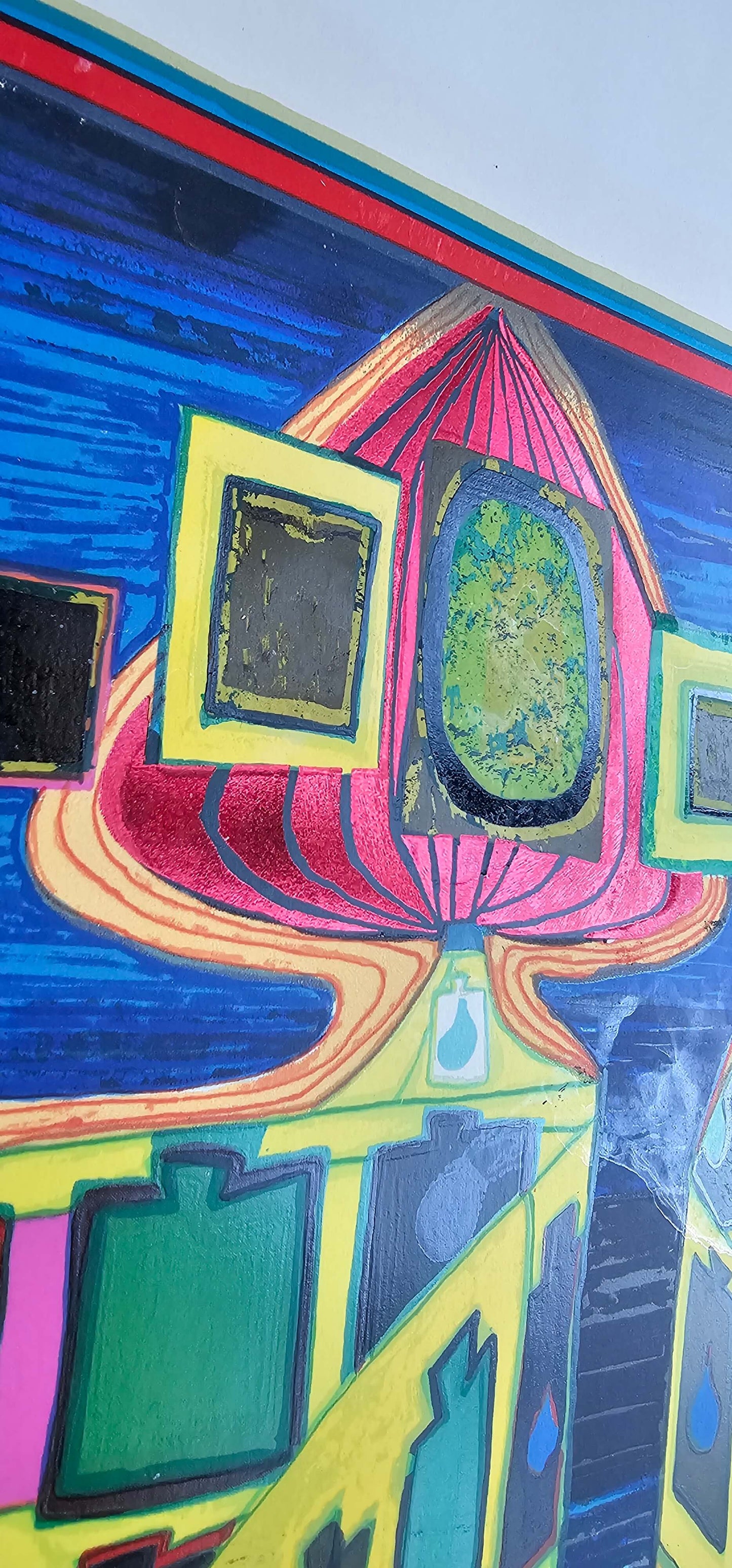 Friedensreich Hundertwasser Waiting with love hurts when love is somewhere else