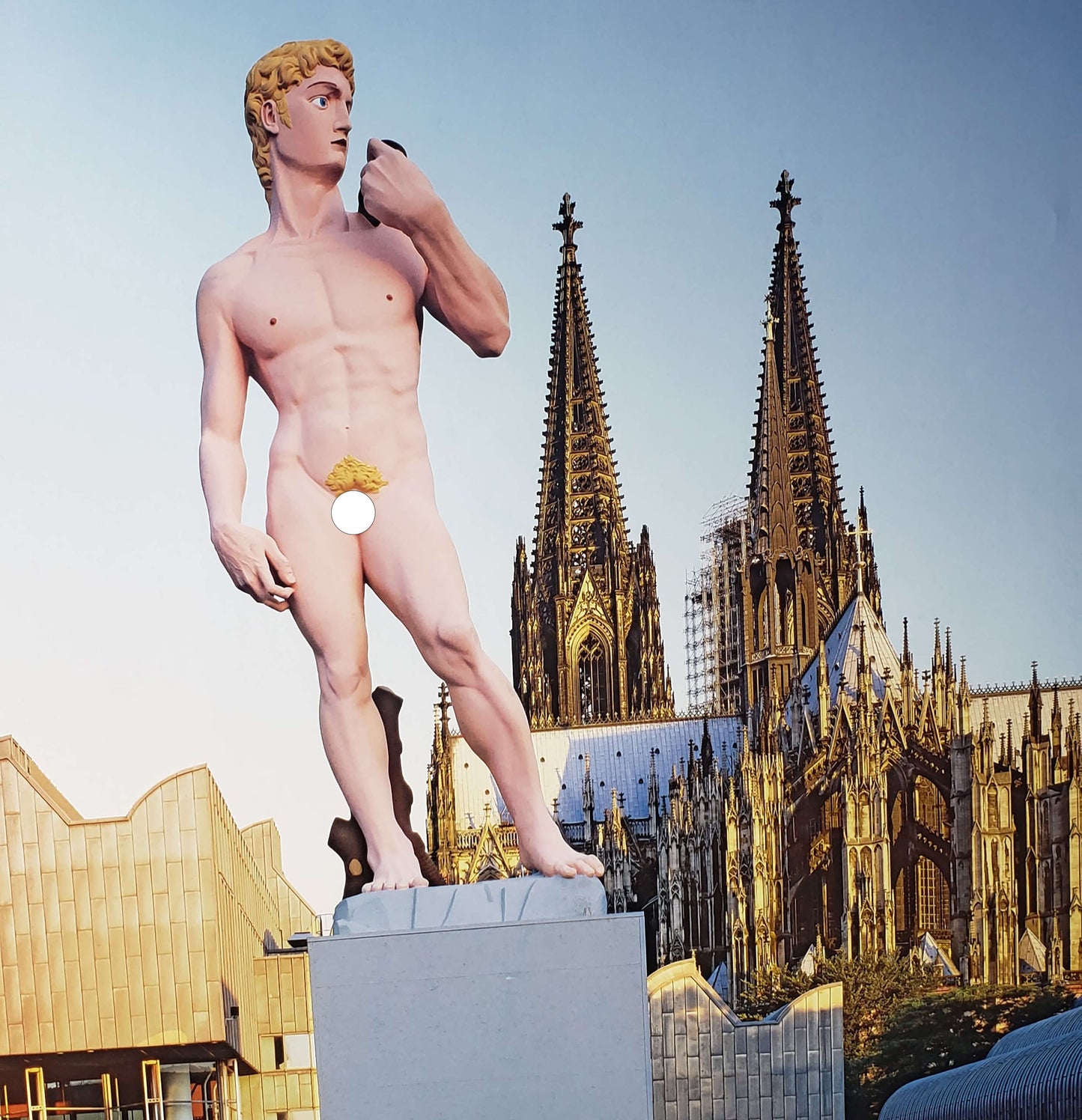 Hans-Peter Feldman David Exhibition Art Poster
