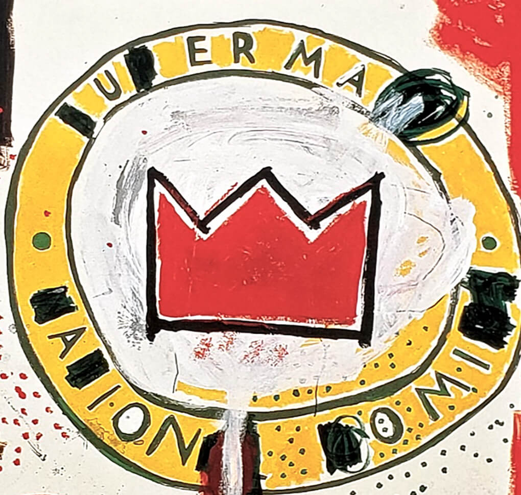 Jean-Michel Basquiat Crown 1988 Art Print