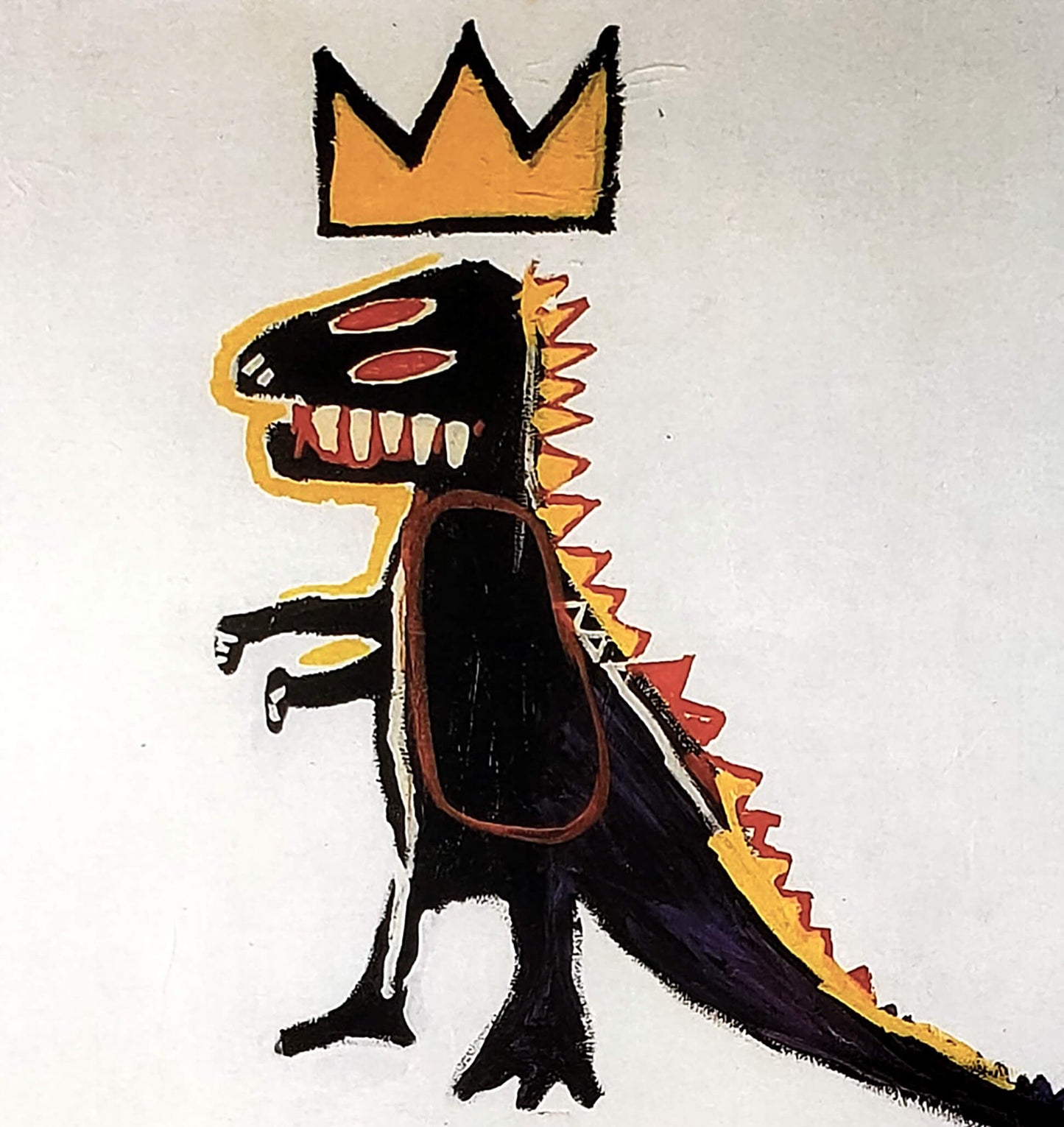 Jean-Michel Basquiat "Pez Dispenser" T-rex Dinosaur with Basquiat crown