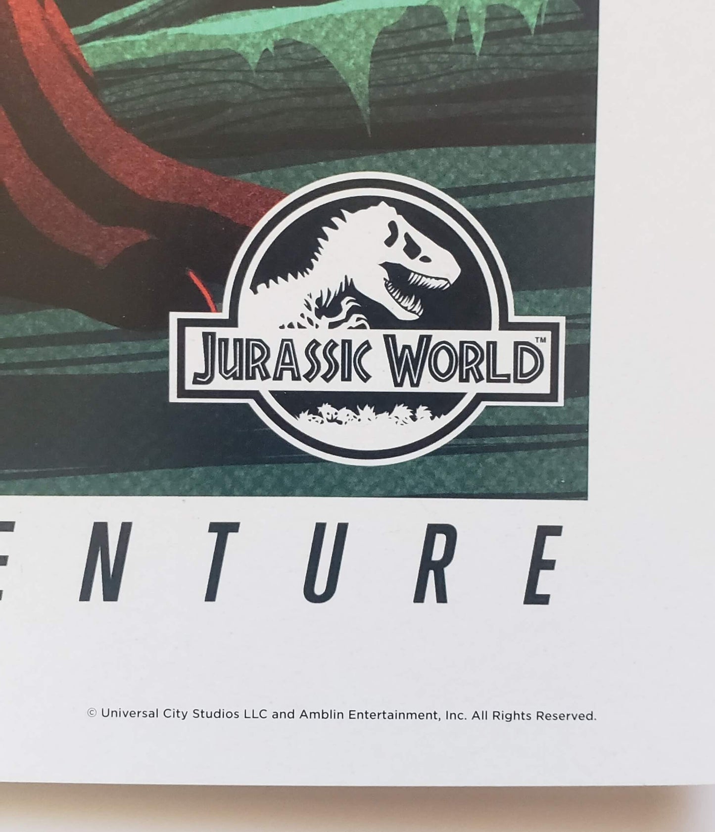 Jurassic World Original Poster
