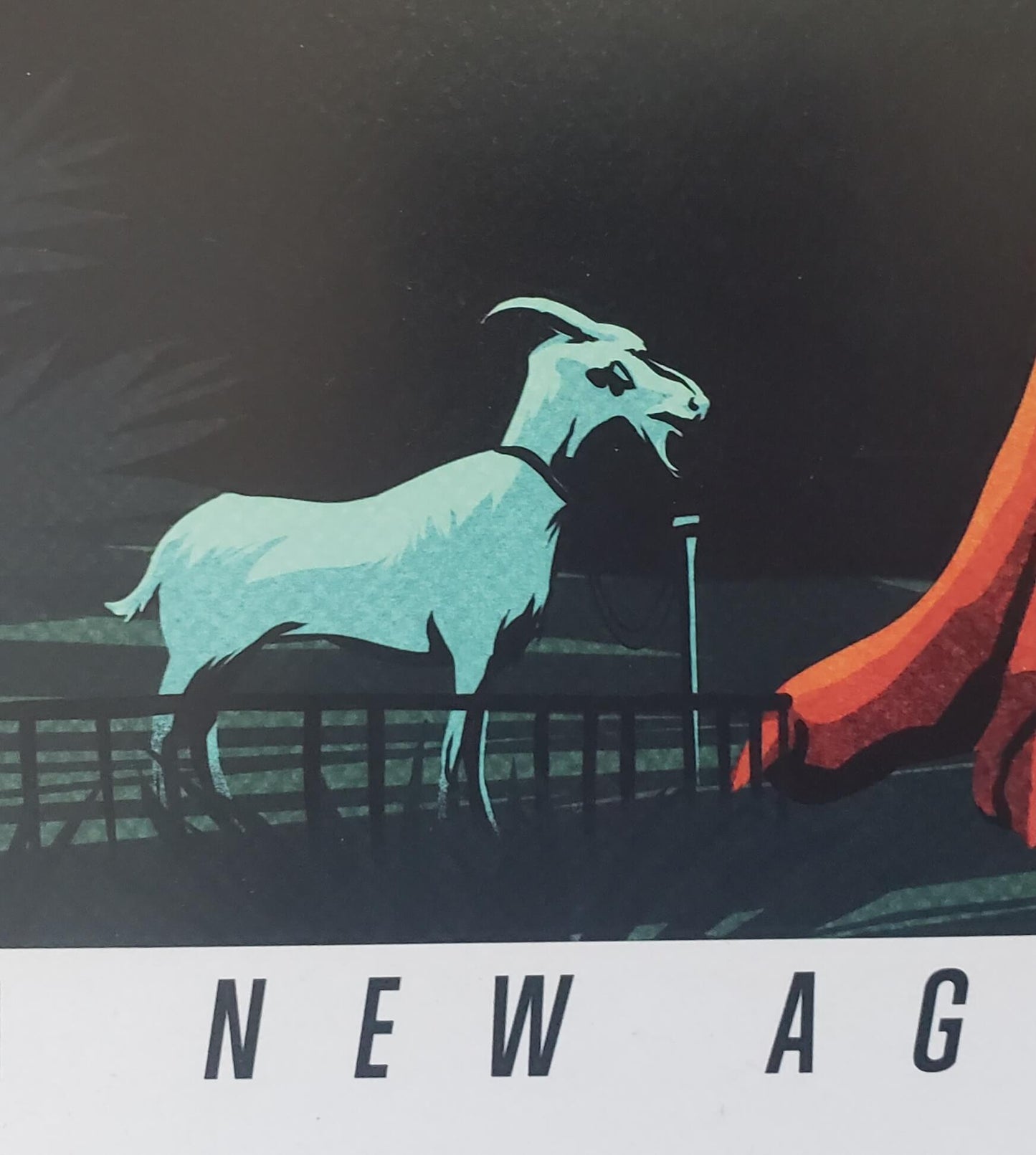 Jurassic World Original Poster Goat