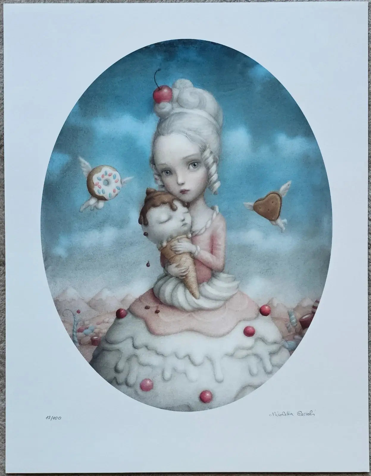 Nicoletta Ceccoli Cherie Hand Signed Limited Edition Print
