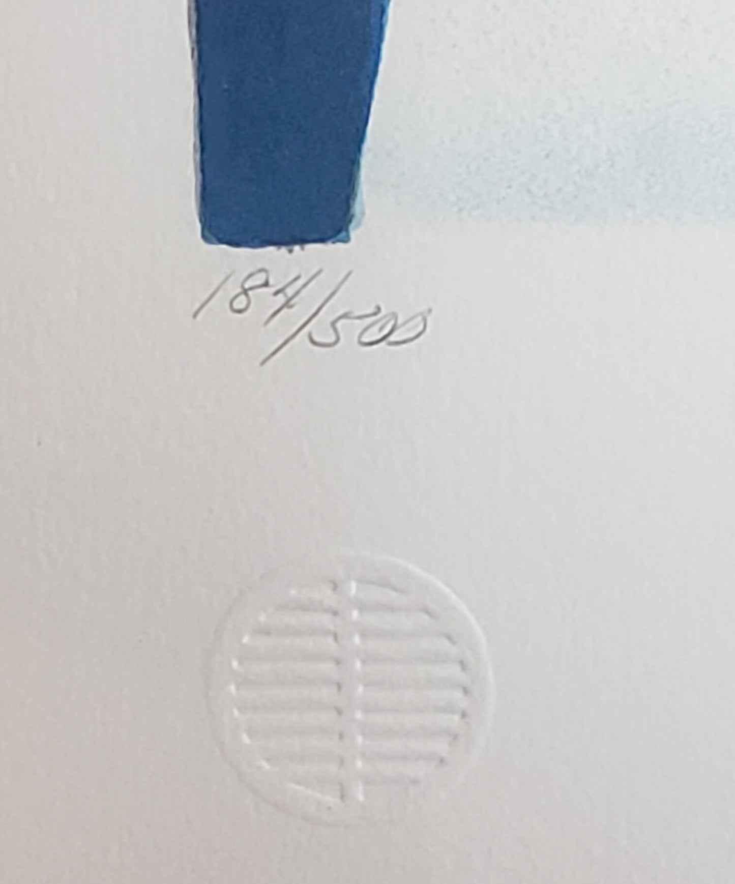 184/500 with embossed stamp Pablo Picasso