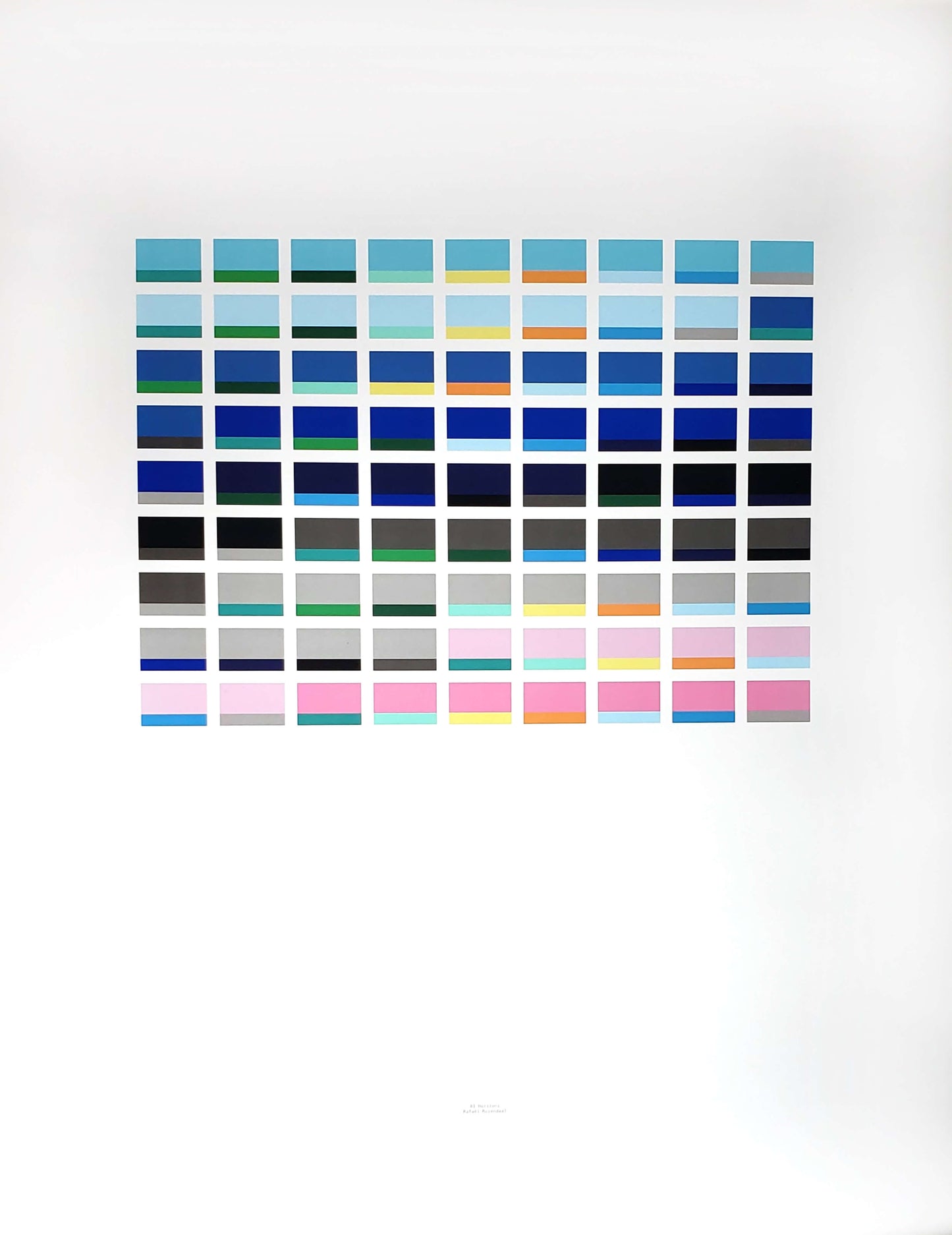 Rafael Rozendaal 81 Horizons