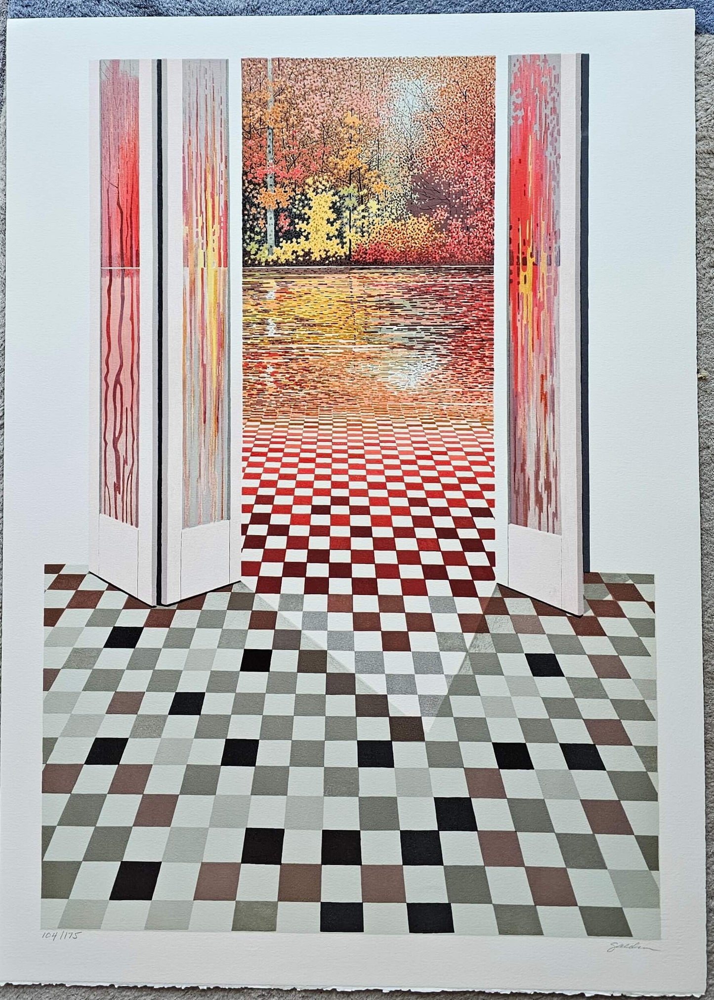 Rolland Golden "Reverie" Hand signed Numbered lithograph