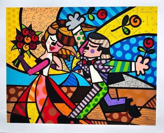Romero Britto "Follow Me" Serigraph