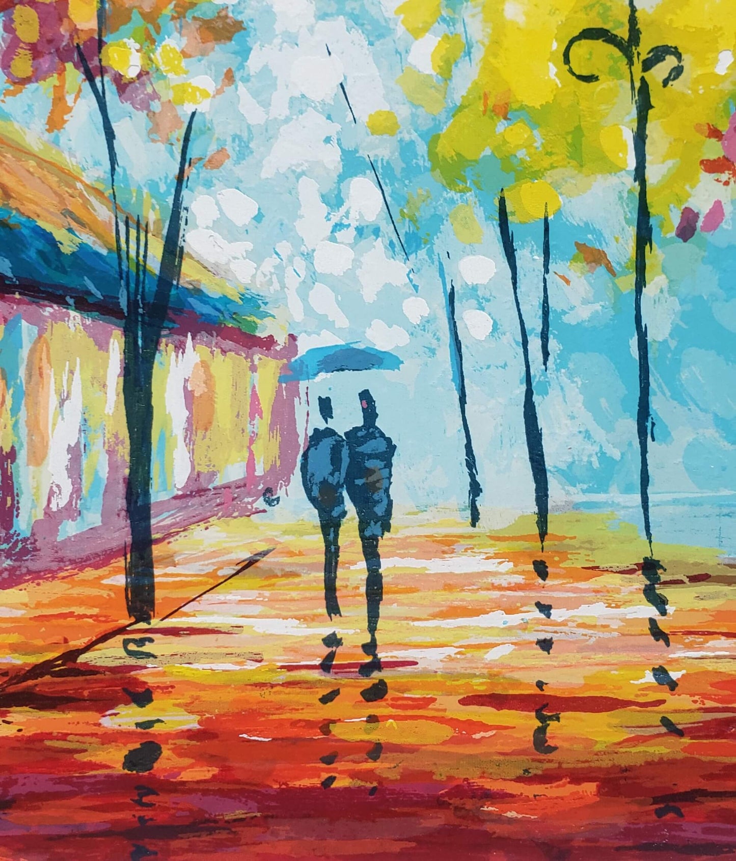 Slava Ilyayev "Evening Promenade" Hand Signed Limited Edition Serigraph