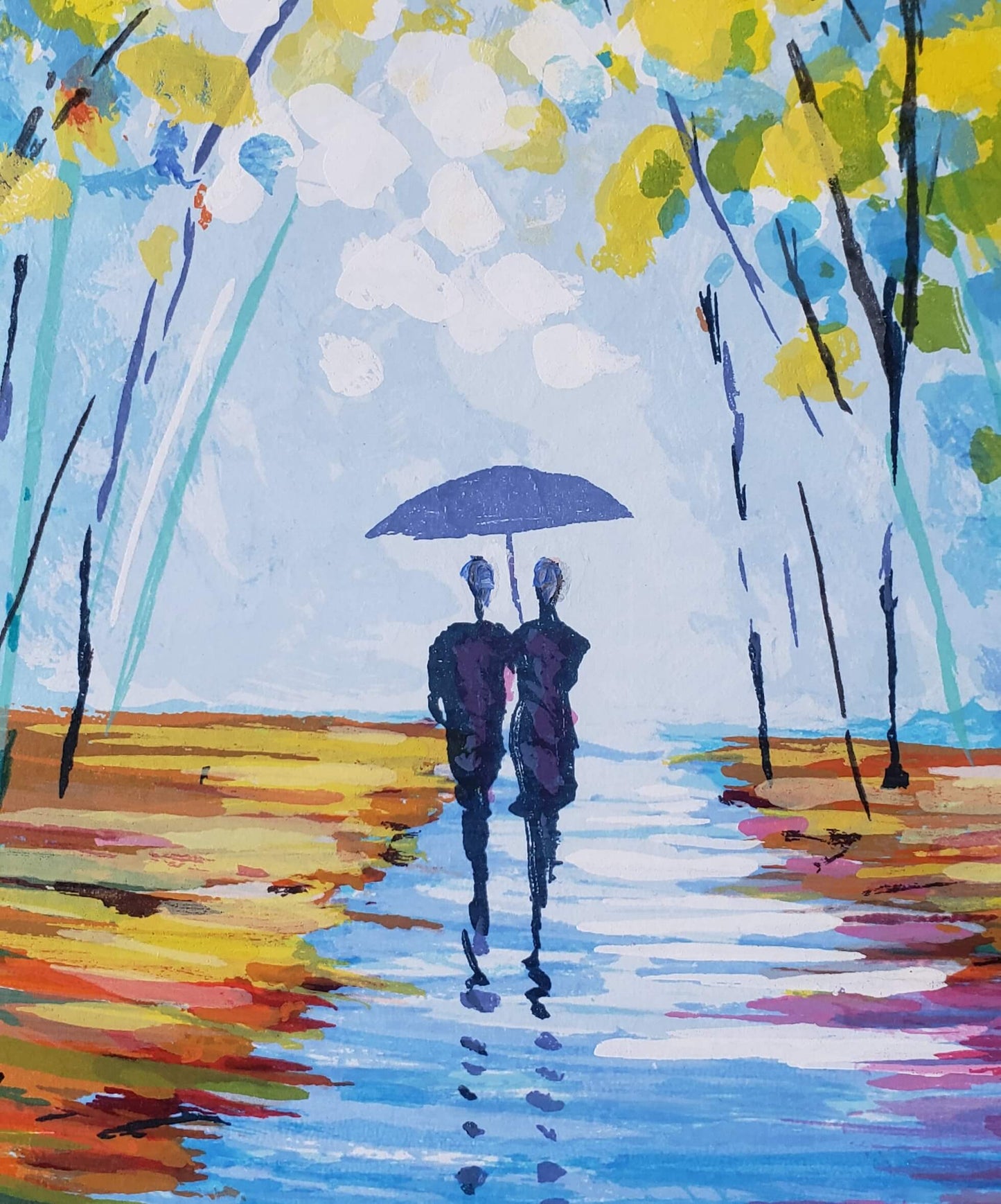 Slava Ilyayev people with umbrella