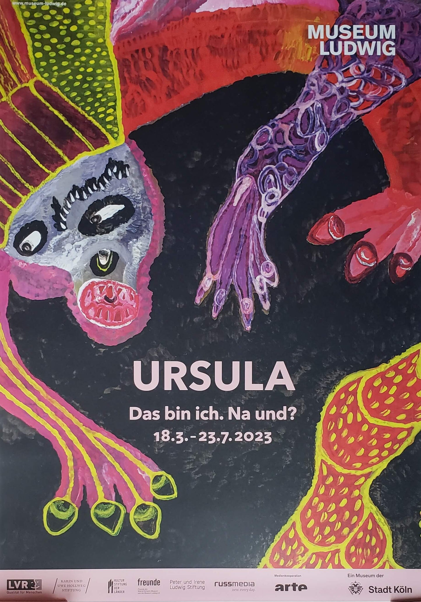 Ursula Schultze-Bluhm Cologne Germany Original Exhibition Poster