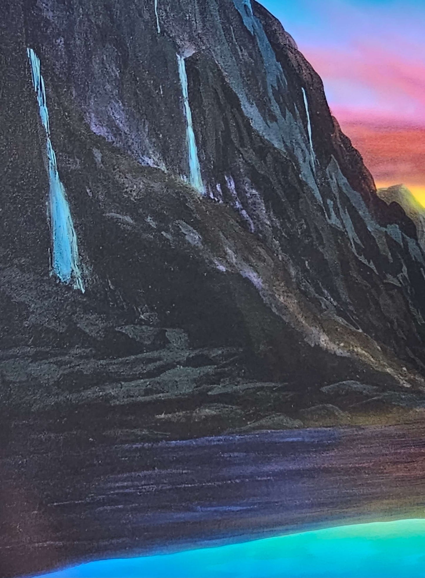 waterfall art