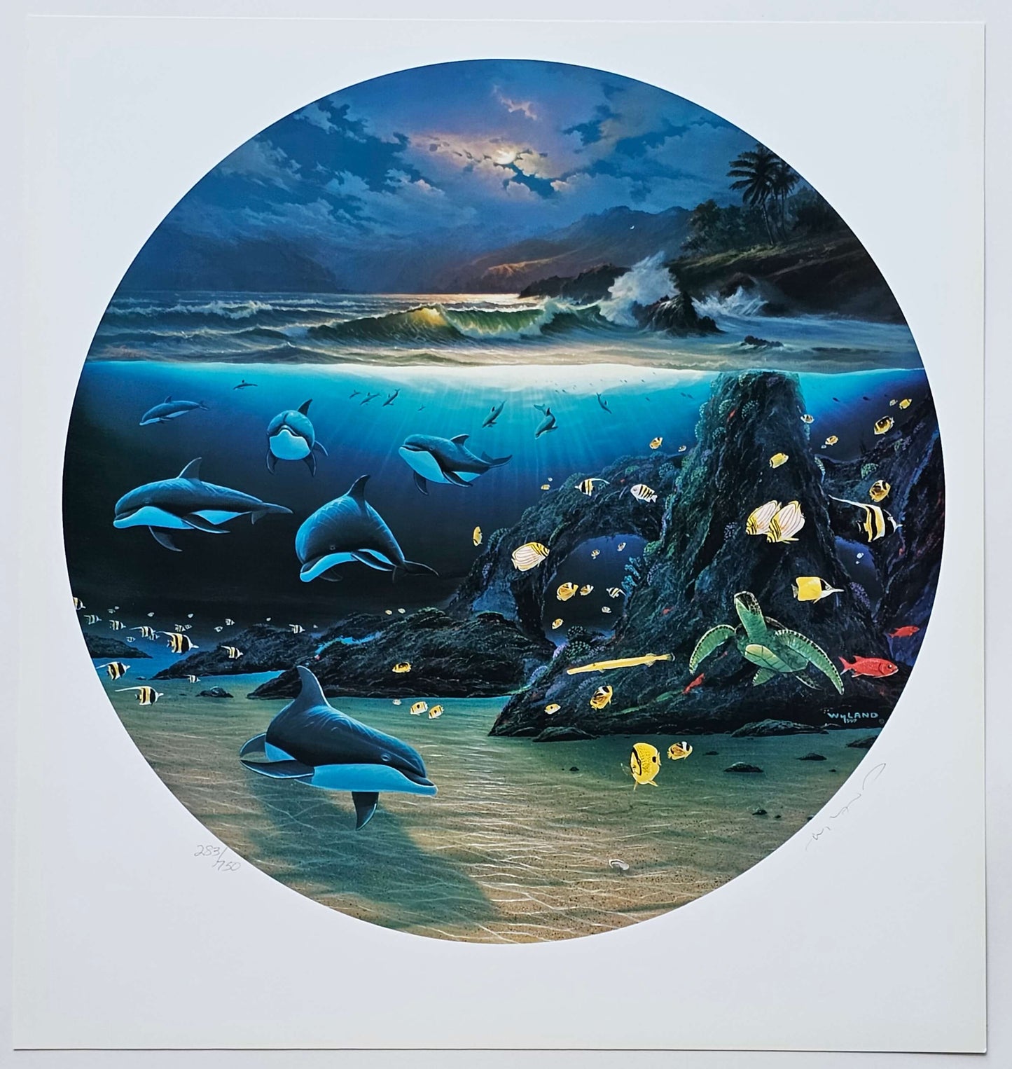Wyland "Moonlit Waters"