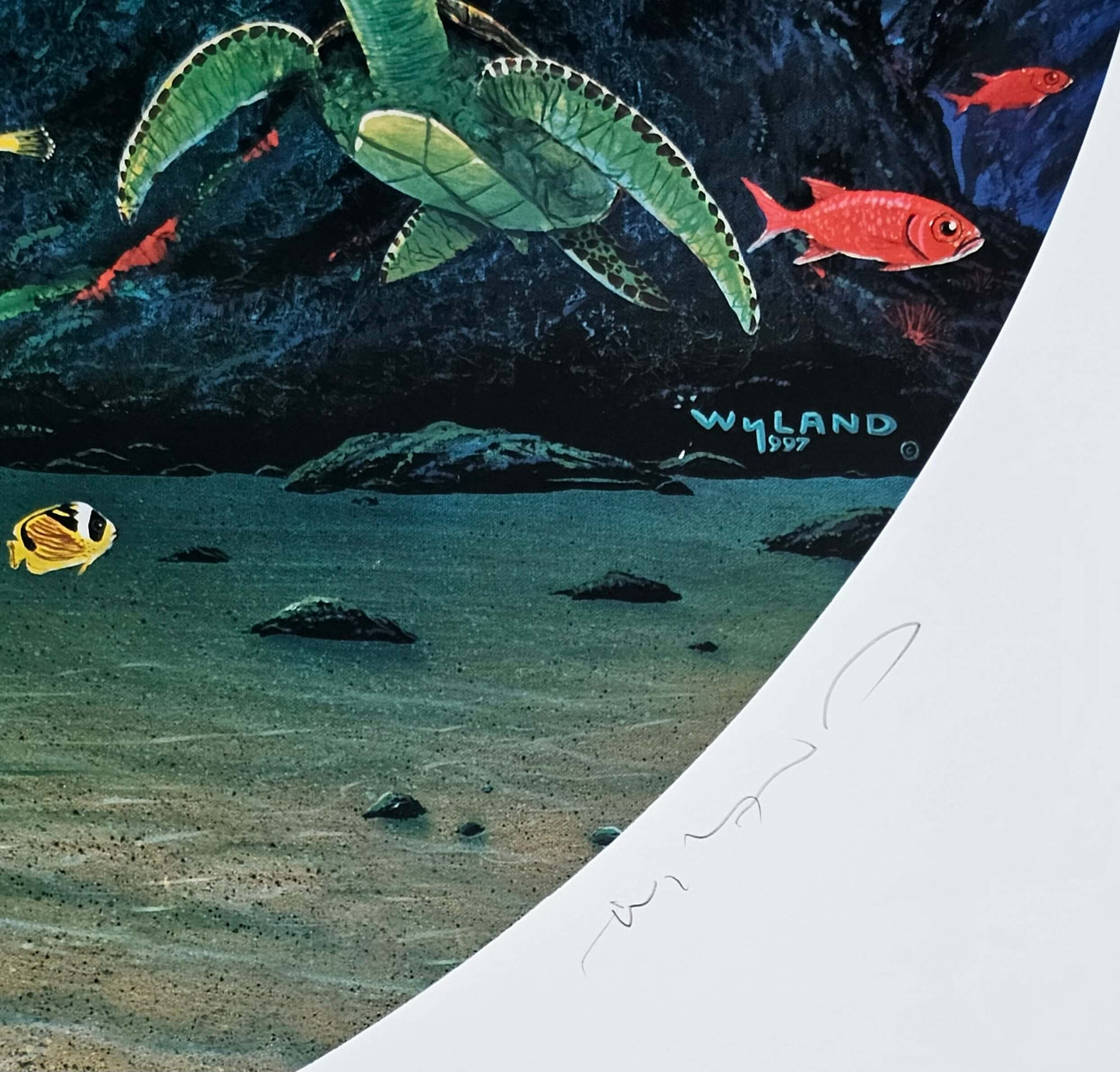 Wyland 1997 hand signed