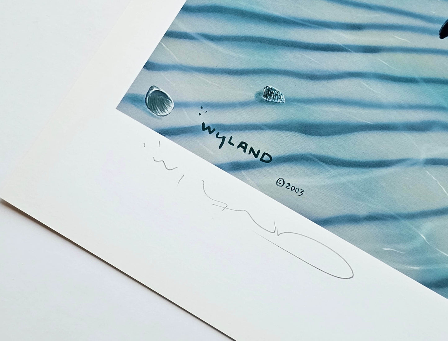 hand signed Wyland art