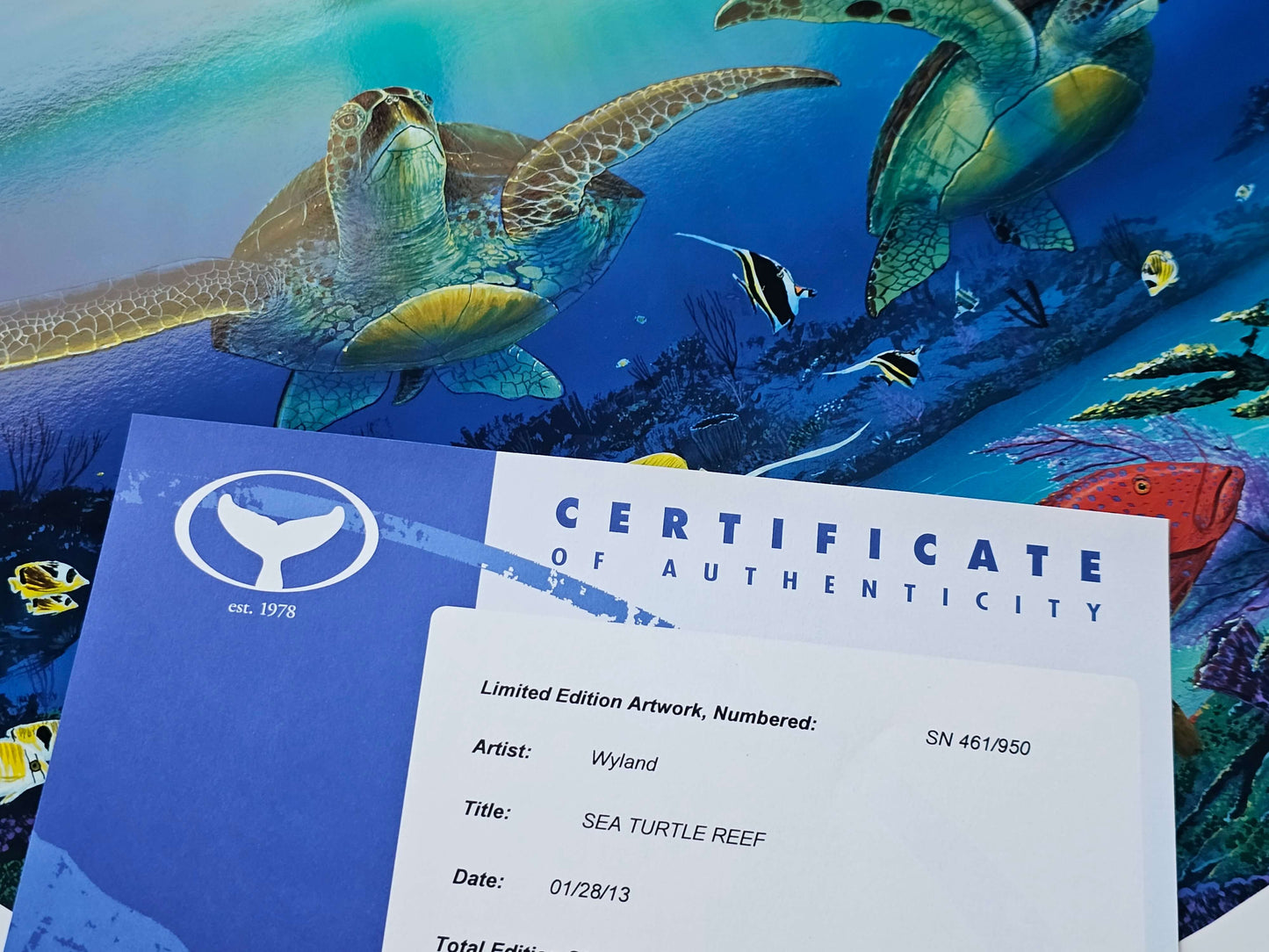 Wyland "Sea Turtle Reef"