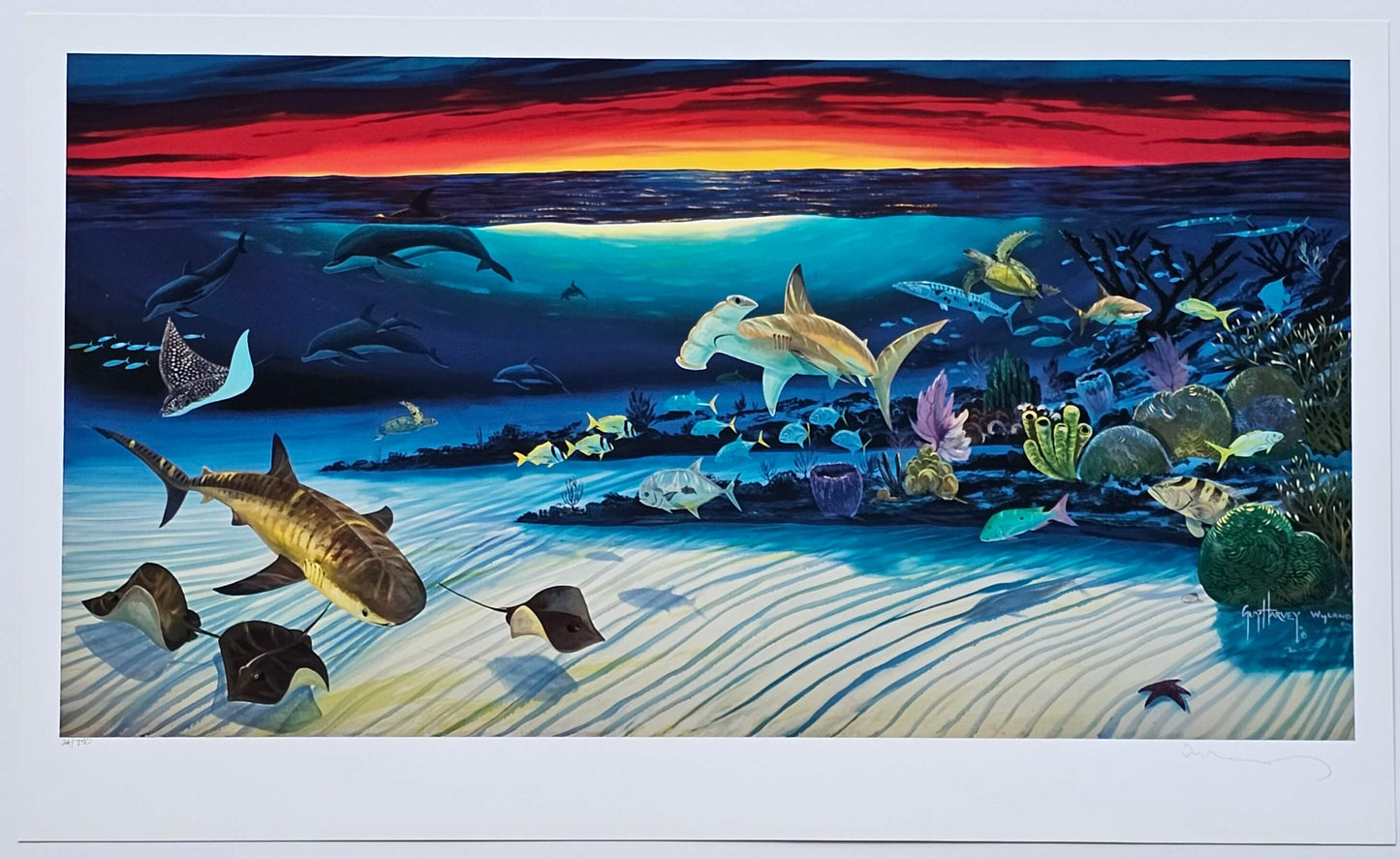 Wyland "Sea Life Below"