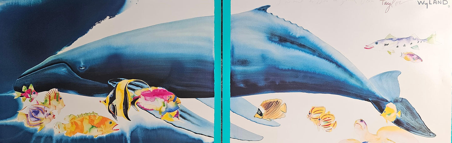 Wyland & Tracy Taylor "I want to dive into your ocean"