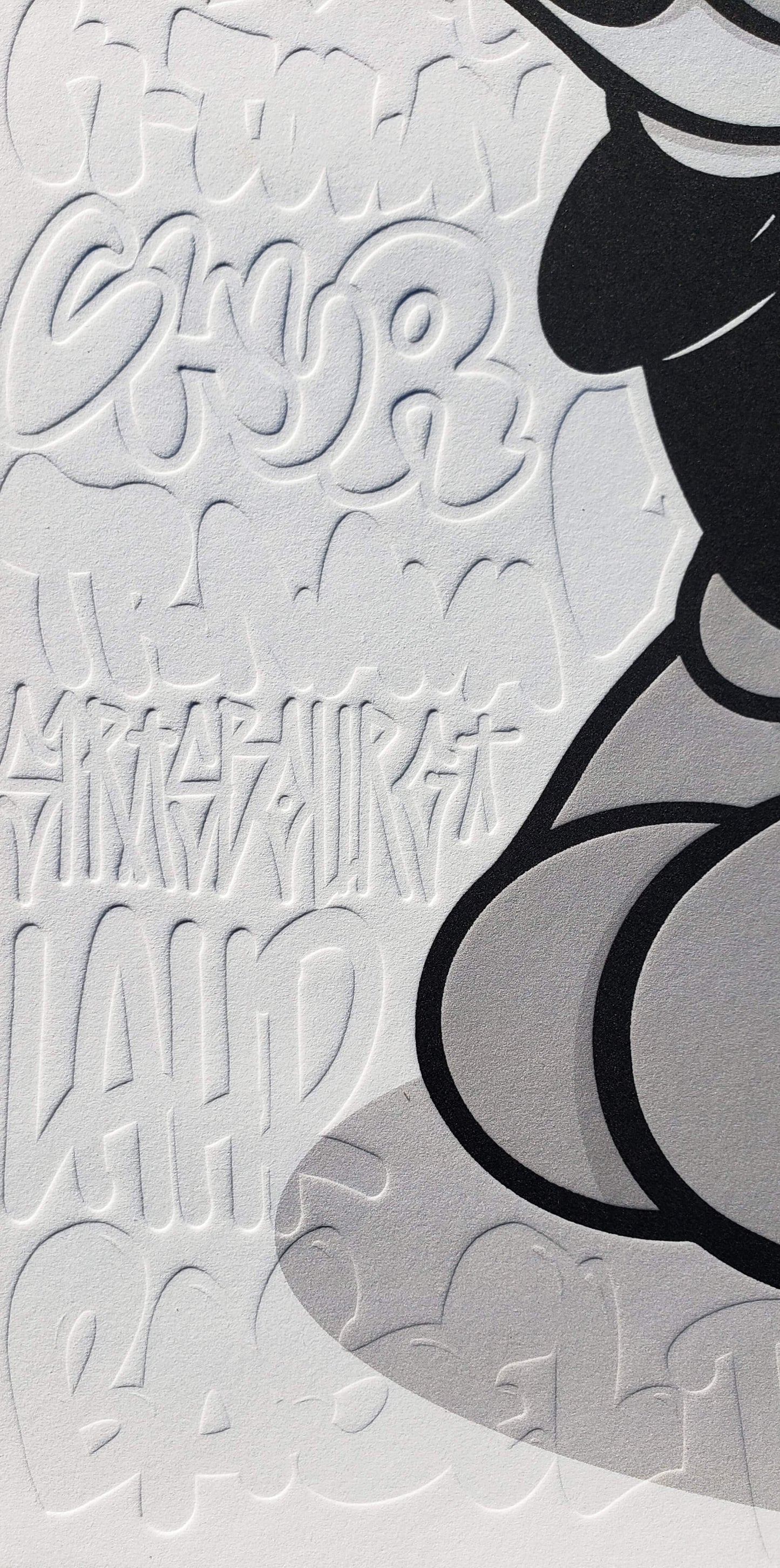 BustArt Mr. Pop Hand signed numbered letterpress print