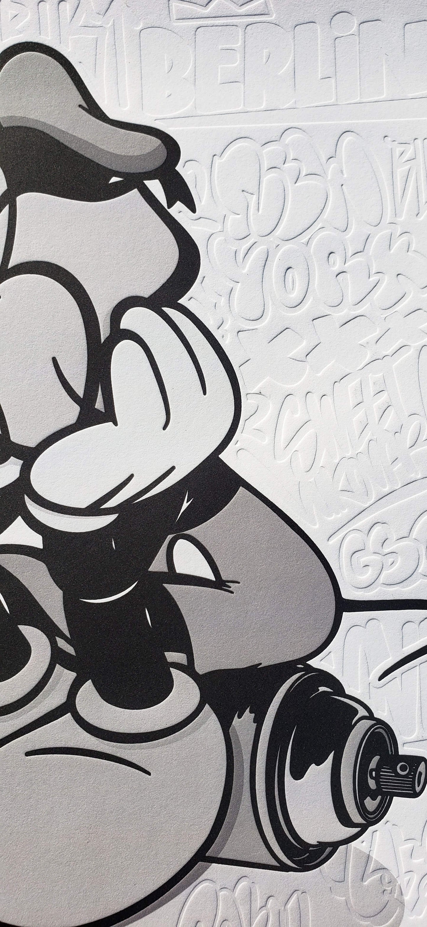 BustArt Mr. Pop Hand signed numbered letterpress print