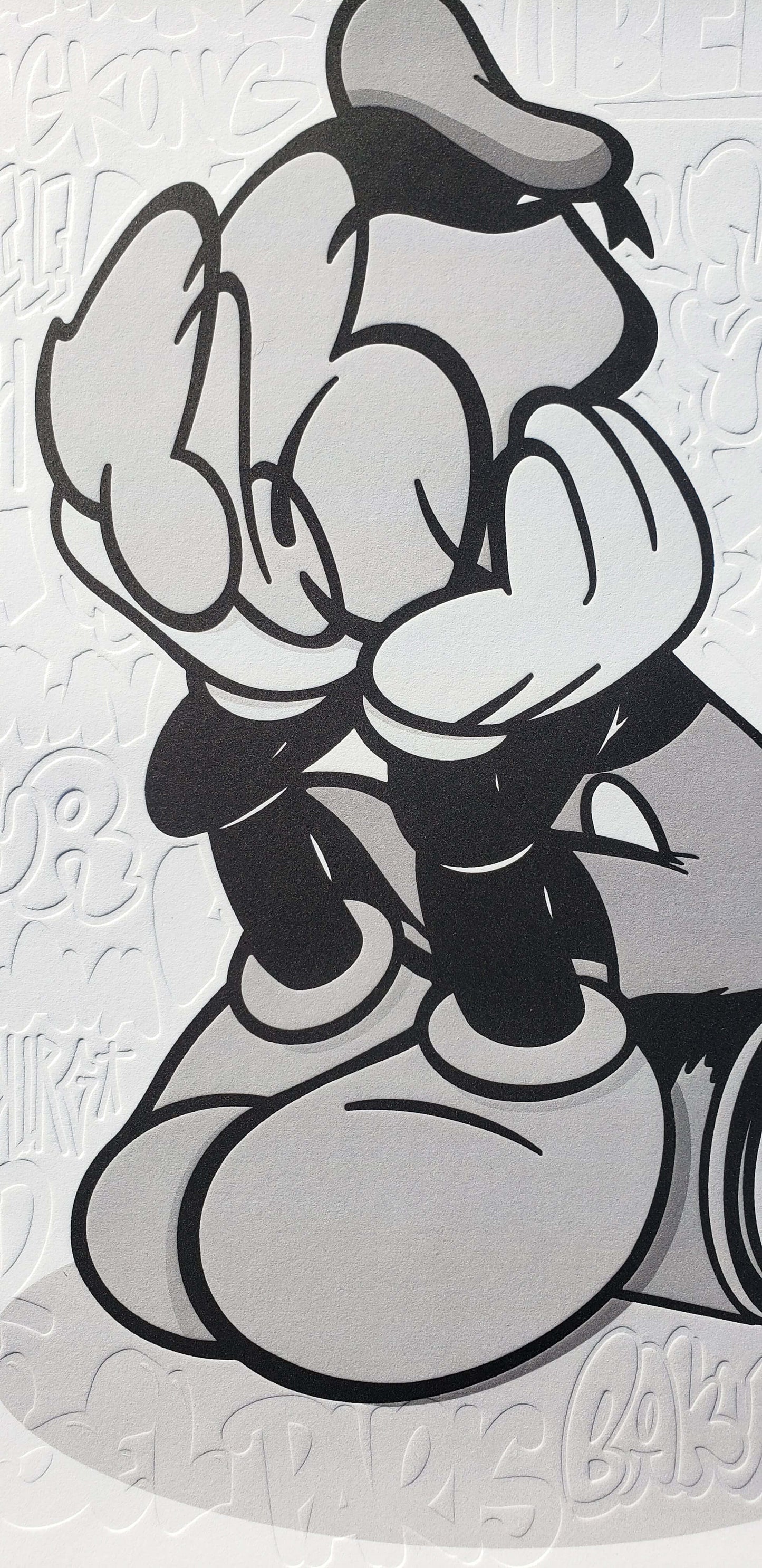 BustArt Mr. Pop Hand signed numbered letterpress print