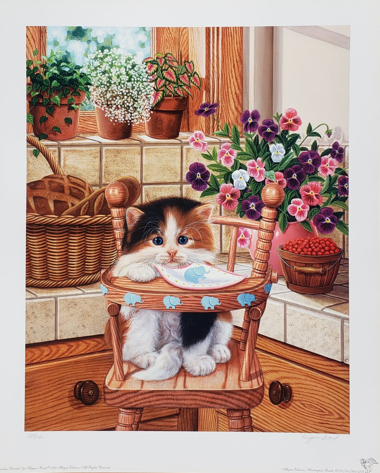 Suite of 5 Higgins Bond Hand signed Numbered Lithographs