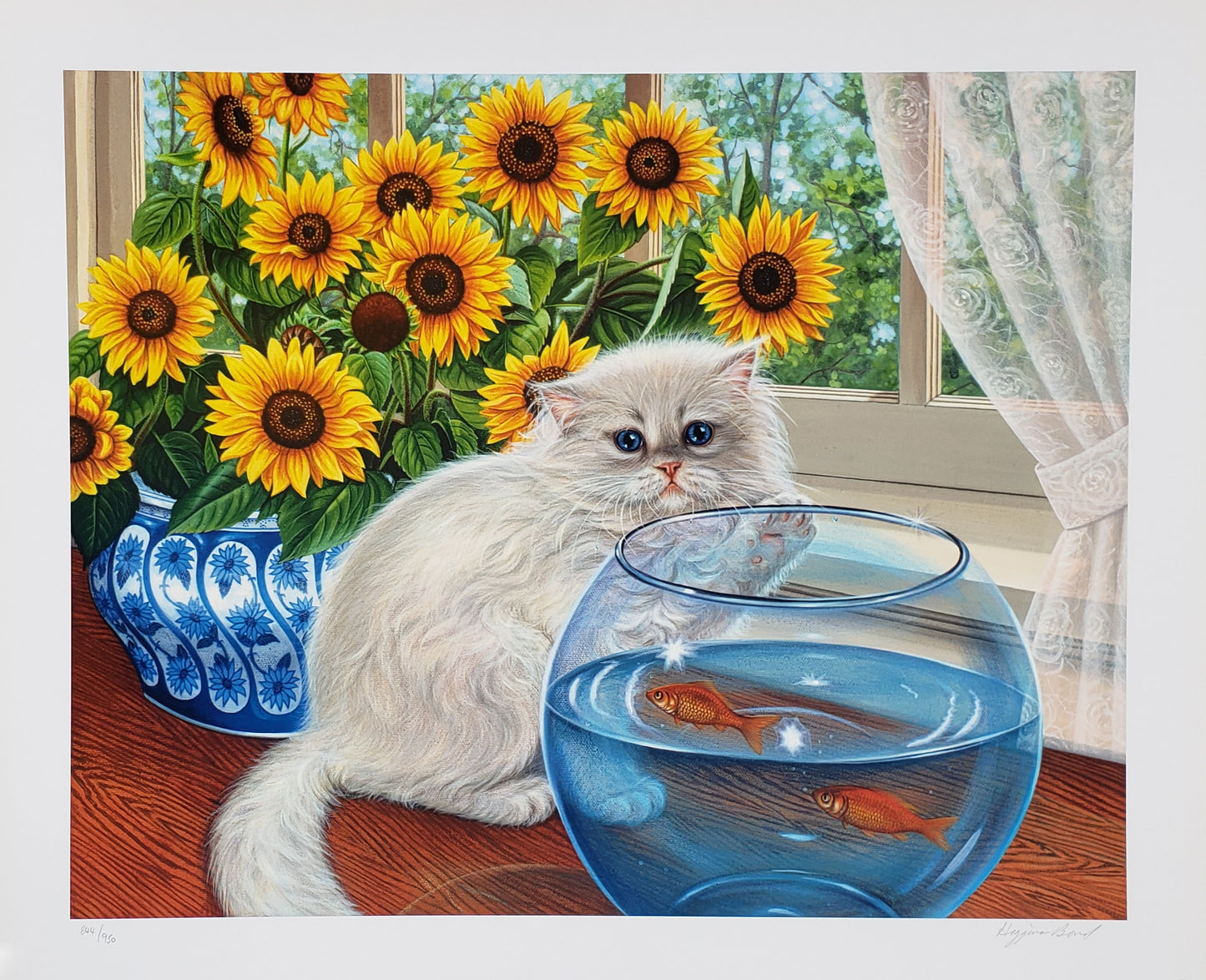 Suite of 5 Higgins Bond Hand signed Numbered Lithographs