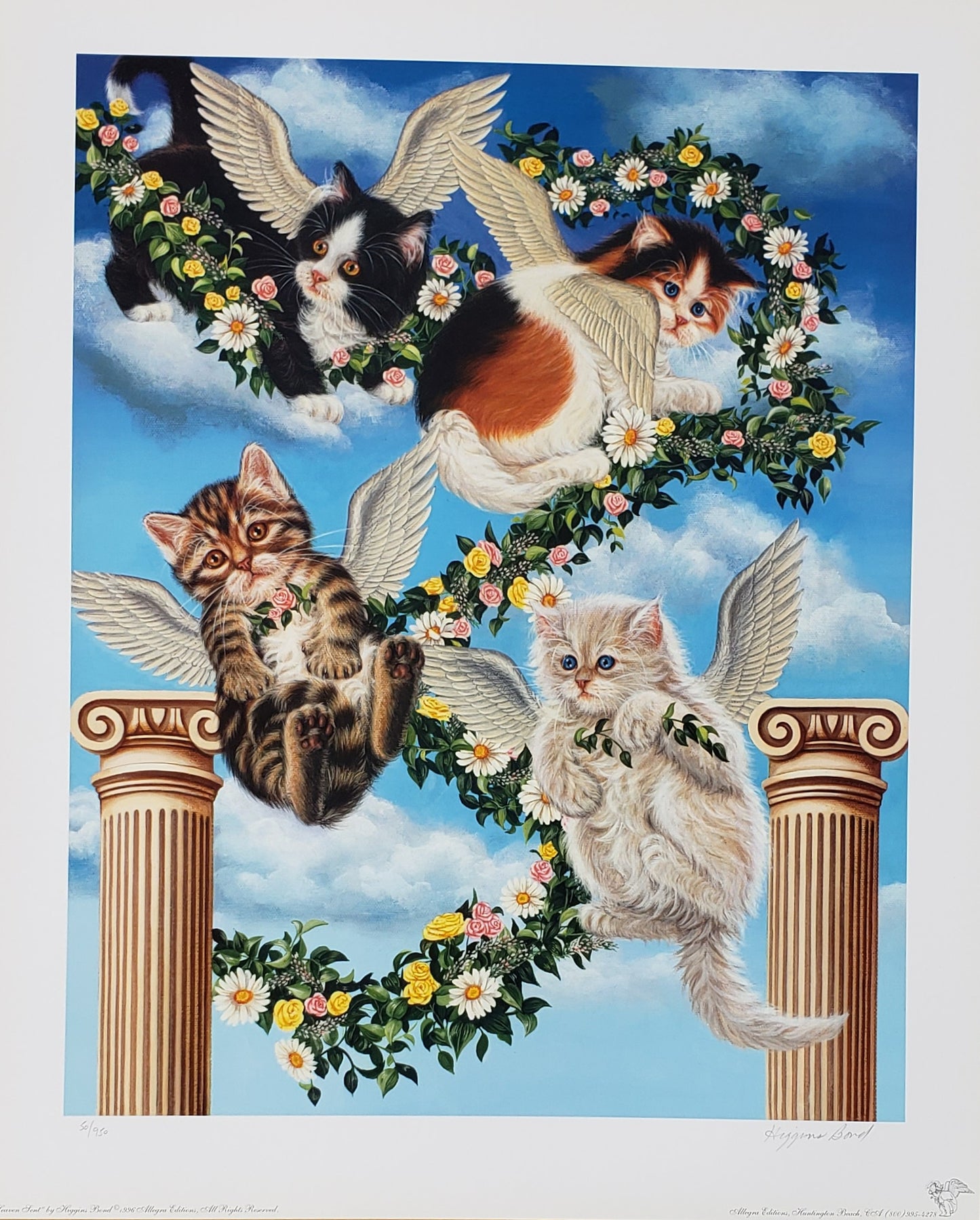 Suite of 5 Higgins Bond Hand signed Numbered Lithographs