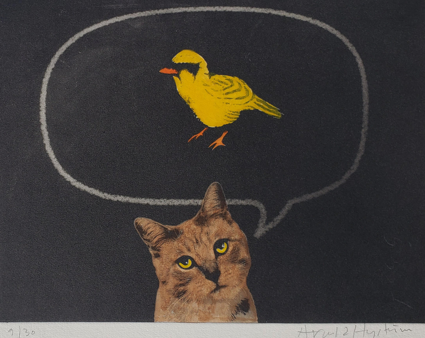 Arnold Hagström "Cat and Bird"