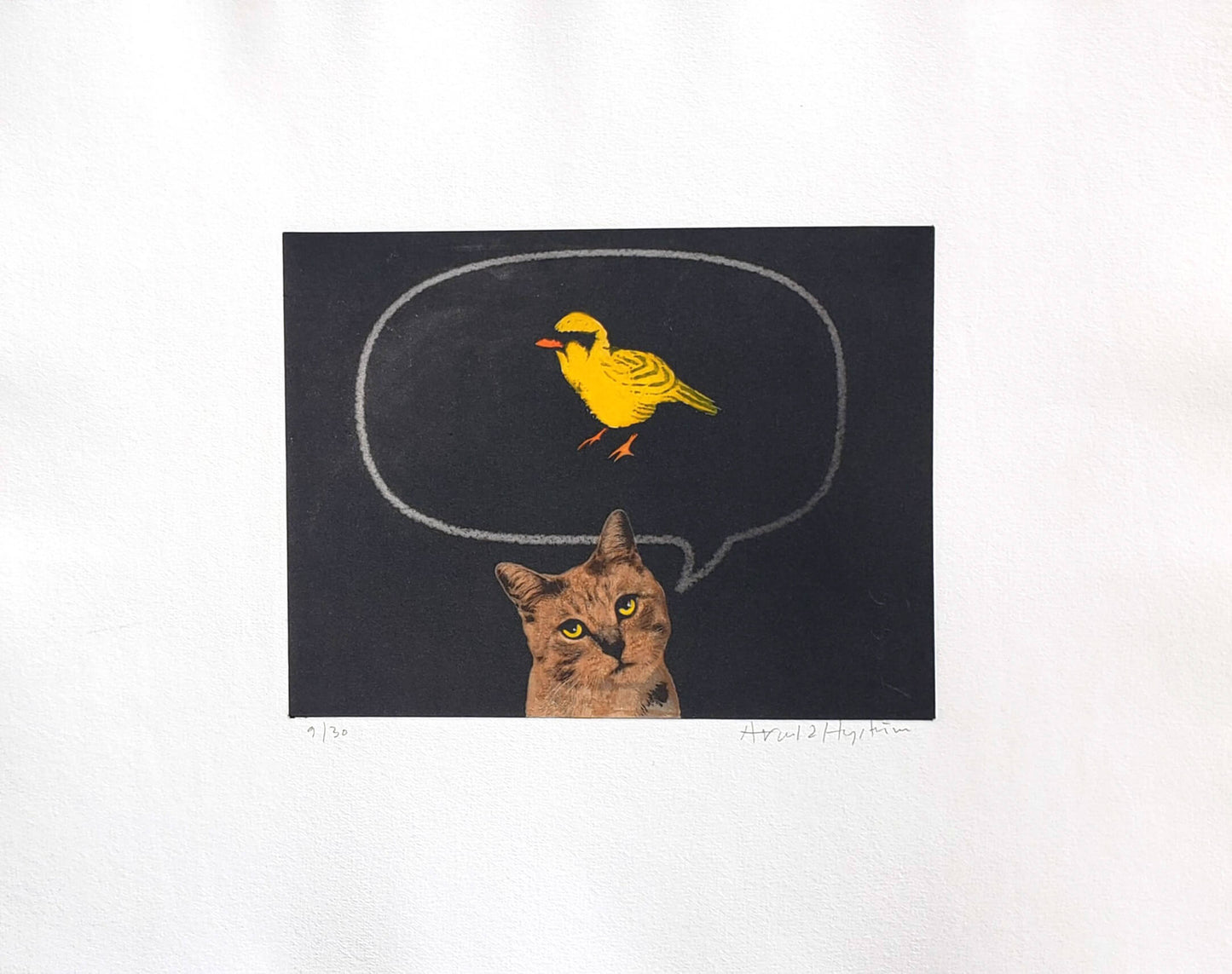 Arnold Hagström "Cat and Bird"
