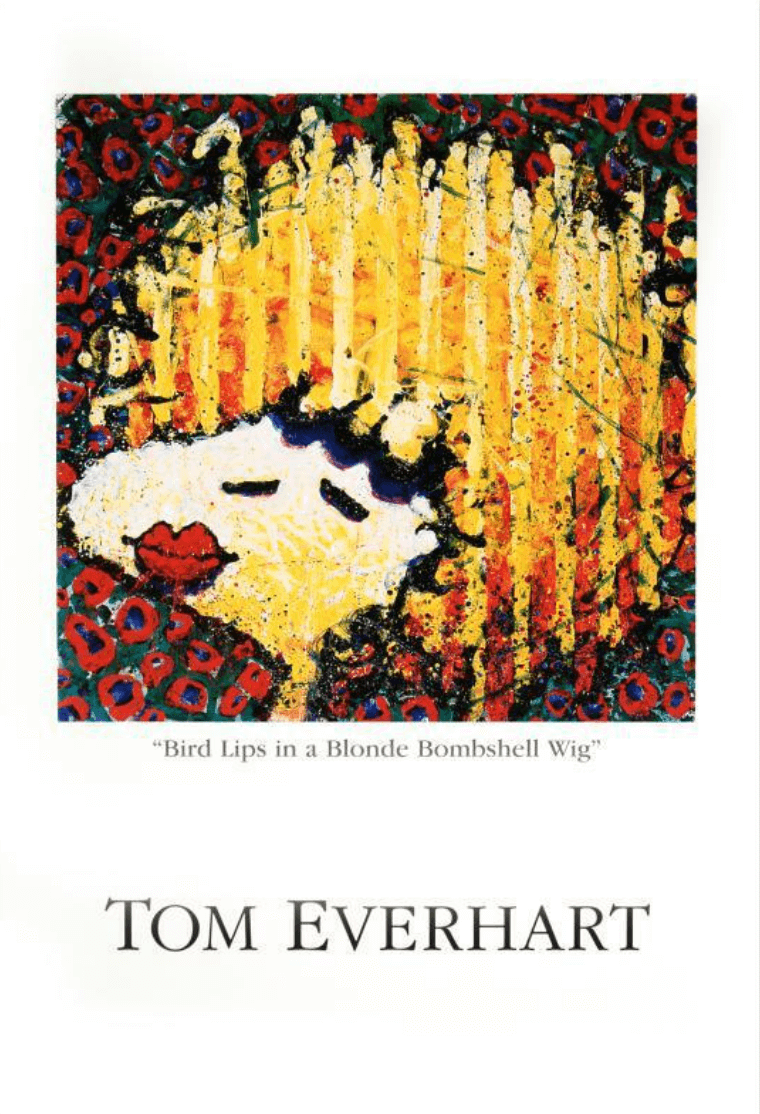 Tom Everhart "Bird Lips in a Blonde Bombshell Wig" Poster Peanuts Charles M. Schulz character
