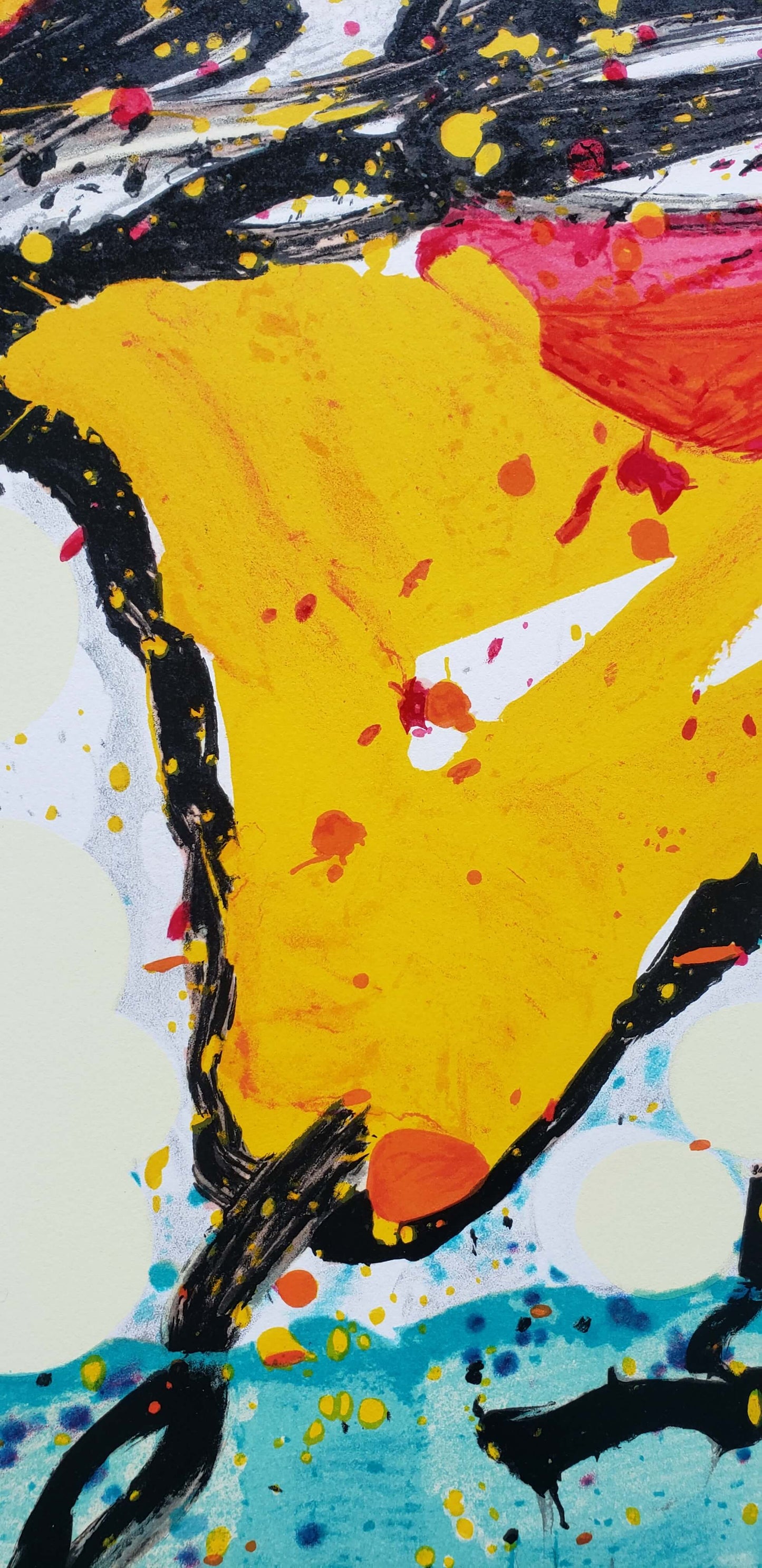 Bora Bora Boogie Oogie Peanuts Snoopy dog swimming by Tom Everhart detail