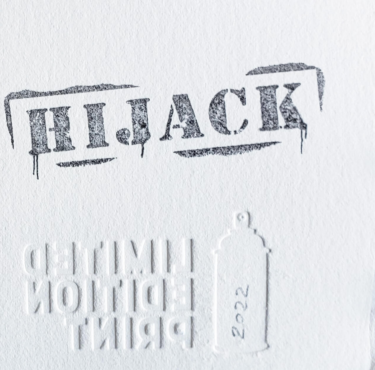 Hijack "Compose Yourself" hand signed numbered print 37/50