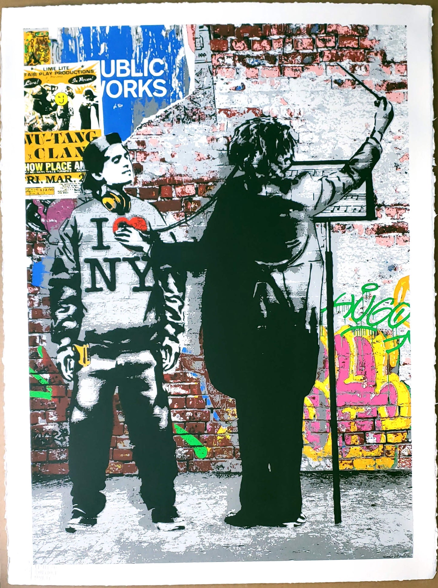 Hijack "Compose Yourself" hand signed numbered print 37/50