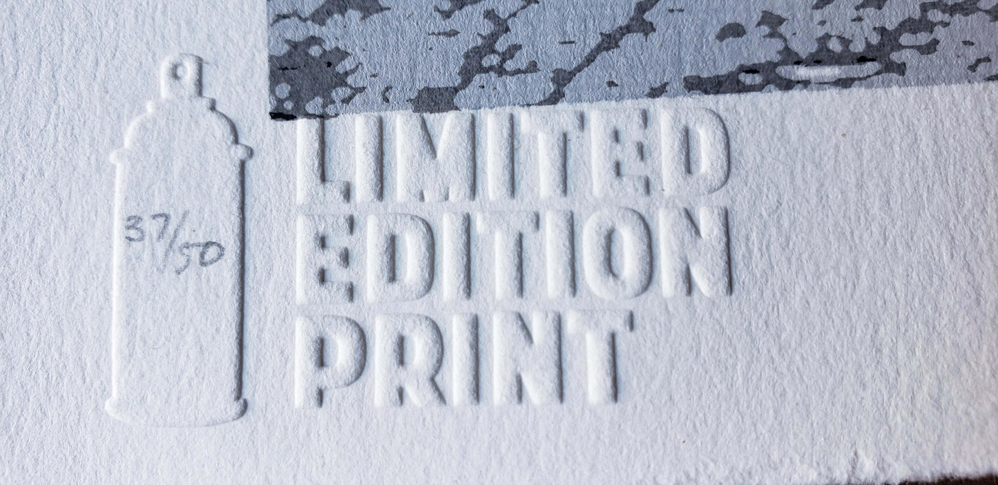 Hijack "Compose Yourself" hand signed numbered print 37/50